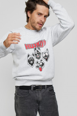 Світшот YAPPI чоловічий  сірий "Huskiss"