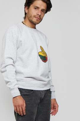 Світшот YAPPI чоловічий  сірий "LT like"