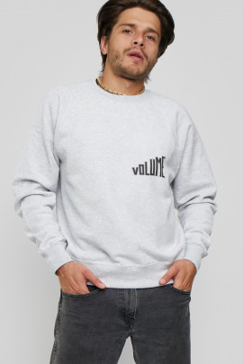 Світшот YAPPI чоловічий  сірий "Volume"