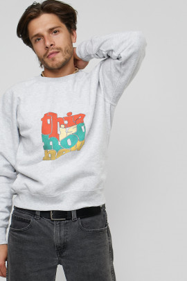 Світшот YAPPI чоловічий  сірий "This is not new"