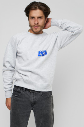 Світшот YAPPI чоловічий  сірий "Lazy"