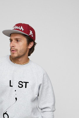 Світшот YAPPI чоловічий  сірий "Lost"