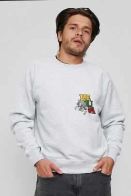 Світшот YAPPI чоловічий  сірий "Lietuva"