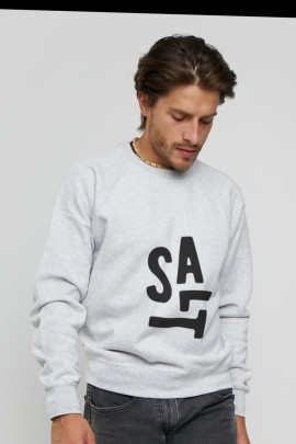 Світшот YAPPI чоловічий  сірий "Salt"