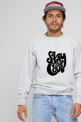 Світшот YAPPI чоловічий  сірий "Stay cool"