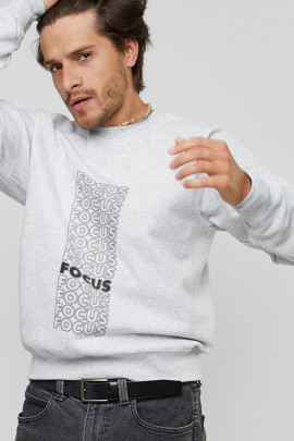 Світшот YAPPI чоловічий  сірий "Focus"