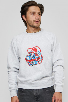 Світшот YAPPI чоловічий  сірий "Mario"