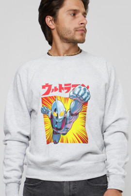 Світшот YAPPI чоловічий  сірий "Anime"