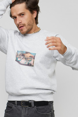 Світшот YAPPI чоловічий  сірий "Let`s go"