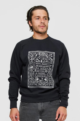 Світшот YAPPI чоловічий  чорний "Made in Lietuva"