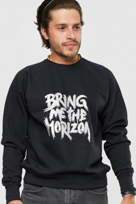 Світшот YAPPI чоловічий  чорний "Bring me the horizon"