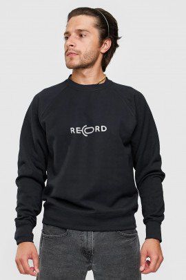 Світшот YAPPI чоловічий  чорний "Record"