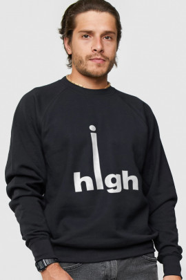 Світшот YAPPI чоловічий  чорний "High"