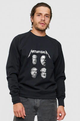 Світшот YAPPI чоловічий  чорний "Metafisica"