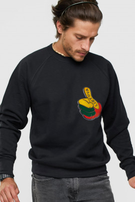 Світшот YAPPI чоловічий  чорний "Like LT"