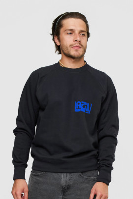 Світшот YAPPI чоловічий  чорний "Lazy"