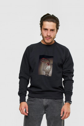 Світшот YAPPI чоловічий  чорний "brilliant game"