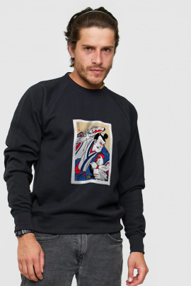 Світшот YAPPI чоловічий  чорний "japanned style"