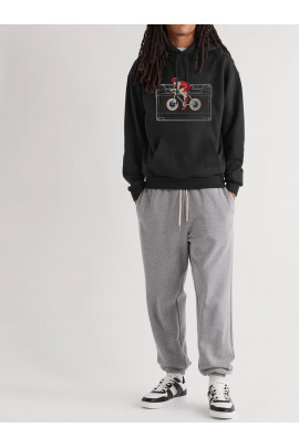 Худі чоловіча YAPPI чорна з флісом