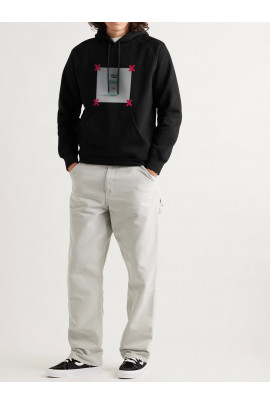 Худі чоловіча YAPPI чорна з флісом