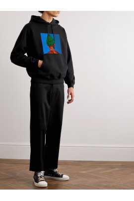 Худі чоловіча YAPPI чорна з флісом