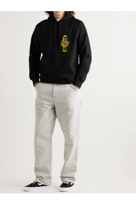 Худі чоловіча YAPPI чорна з флісом