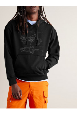 Худі чоловіча YAPPI чорна з флісом