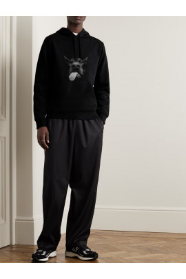 Худі чоловіча YAPPI чорна з флісом