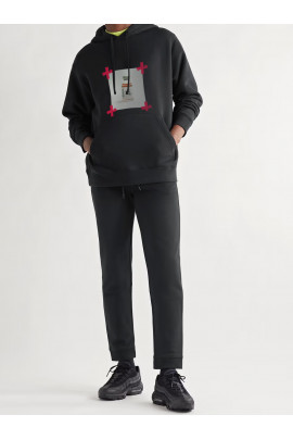 Худі чоловіча YAPPI чорна з флісом