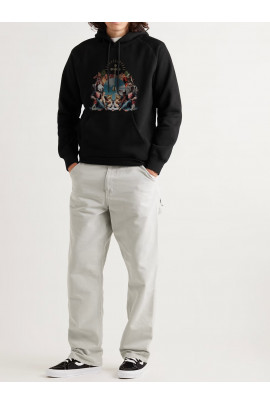 Худі чоловіча YAPPI чорна з флісом