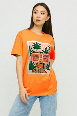 Футболка Oversize / air print /