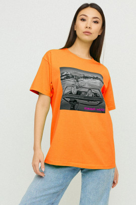 Футболка Oversize / air print /