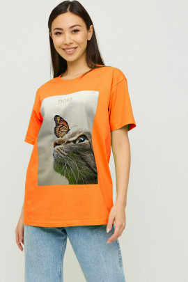 Футболка Oversize / air print /