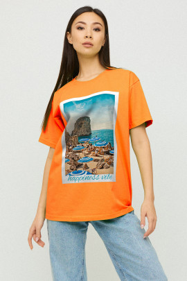 Футболка Oversize / air print /