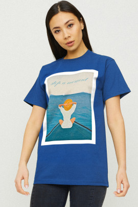 Футболка Boyfriend / air print /