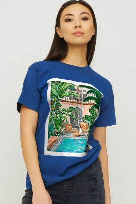 Футболка Boyfriend / air print /