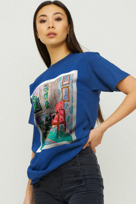 Футболка Boyfriend / air print /