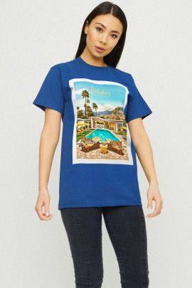 Футболка Boyfriend / air print /