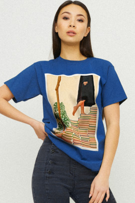 Футболка Boyfriend / air print /