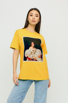 Футболка Oversize / air print /