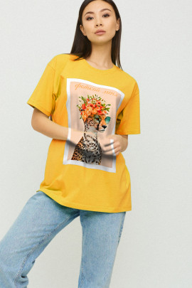 Футболка Oversize / air print /