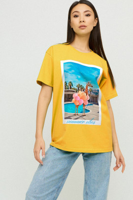 Футболка Oversize / air print /