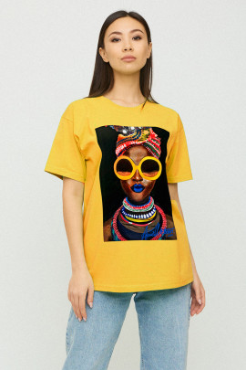 Футболка Oversize / air print /