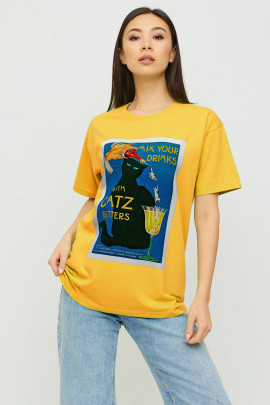 Футболка Oversize / air print /