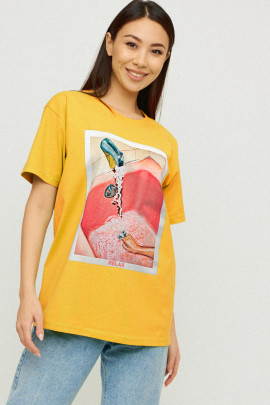 Футболка Oversize / air print /