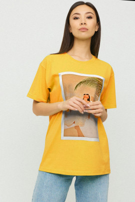 Футболка Oversize / air print /