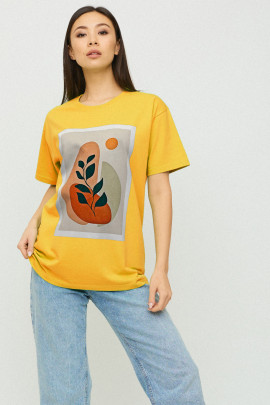 Футболка Oversize / air print /