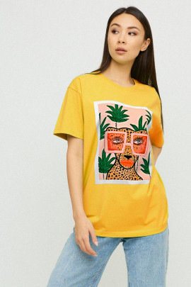 Футболка Oversize / air print /