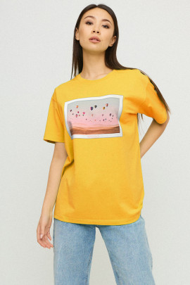 Футболка Oversize / air print /