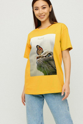 Футболка Oversize / air print /